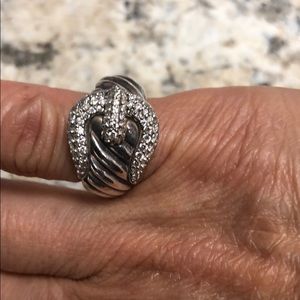 DAVID YURMAN Diamond 
Buckle Pave Set Diamonds